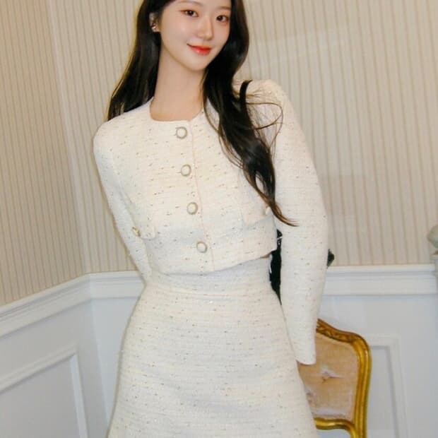 이바나헬싱키 Marianne Crop Jacket , skirt