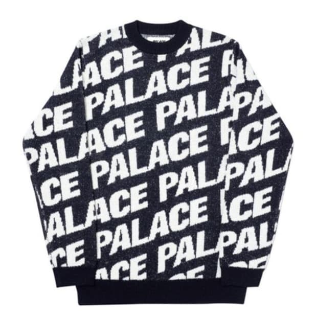 팔라스 레터링 토널 니트