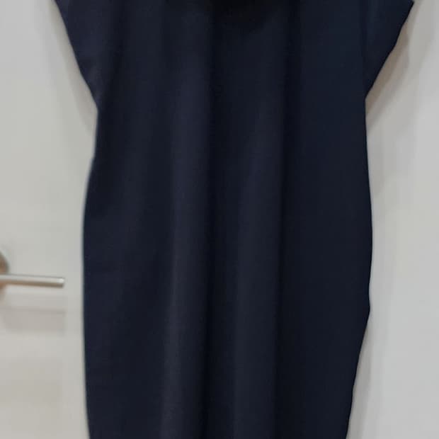 TIME 타임 후드 반팔 원피스 네이비 새제품 이너포함