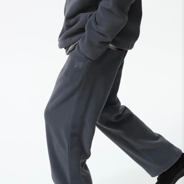 유니클로 니들스 콜라보 후리스와이드팬츠 (다크그레이/XL사이즈)