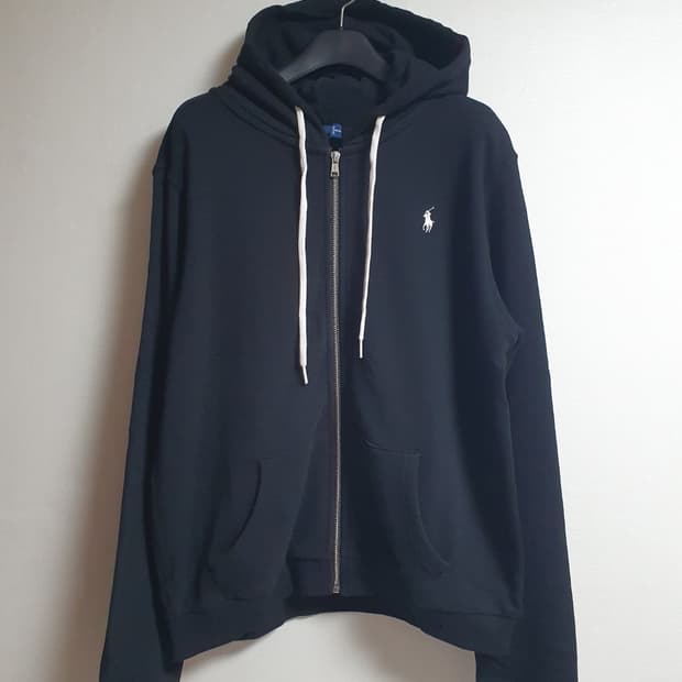 폴로랄프로렌 여성용 후드 집업 블랙 L