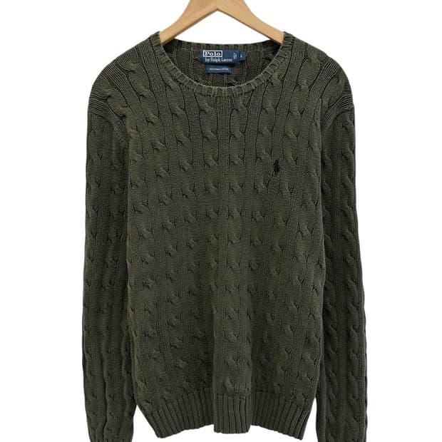 00s 폴로 피마코튼 니트 (L)