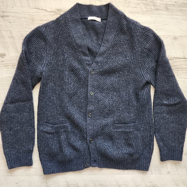 ZIOZIA 지오지아 니트 가디건 팜. 100사이즈 네이비