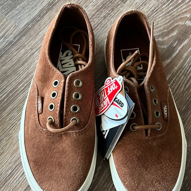 Vans authentic decon 반스 어센틱 스웨이드 가죽