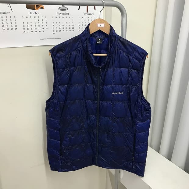 몽벨 덕다운 경량 패딩 베스트 조끼