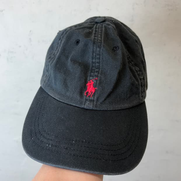 폴로랄프로렌 블랙 볼캡