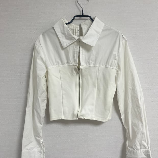 후크 셔츠 집업 (오프숄더 가능)