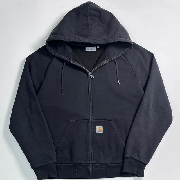 칼하트 블랙 후드집업