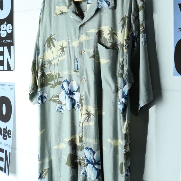 (L-2XL) 브랜드빈티지 반팔셔츠 남방 USA 하와이안-H33115