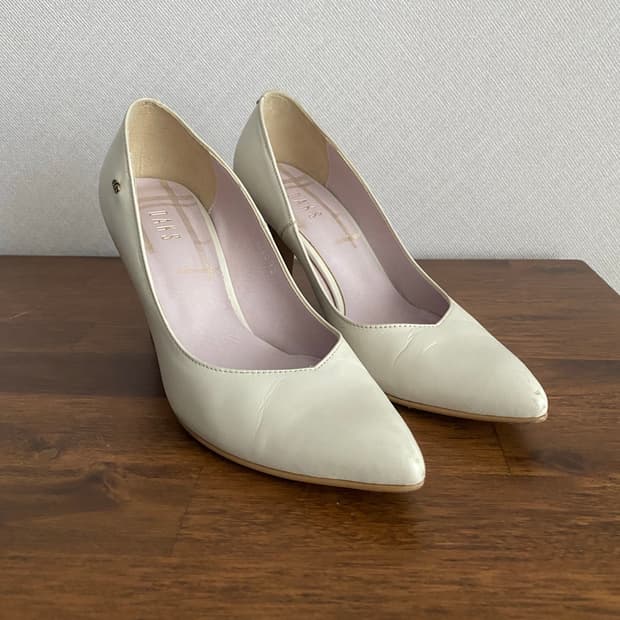 DAKS 닥스 아이보리 구두(230)