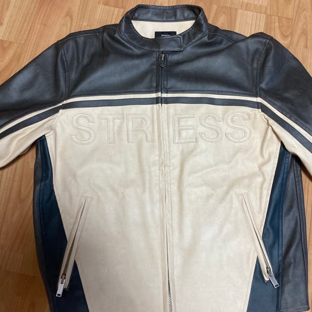 민타임 레더 자켓