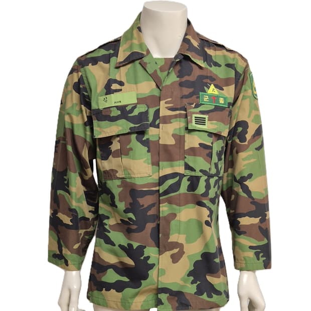육군 구형 60사단 병장 후기형 동계 전투복 상의 자켓 (L)