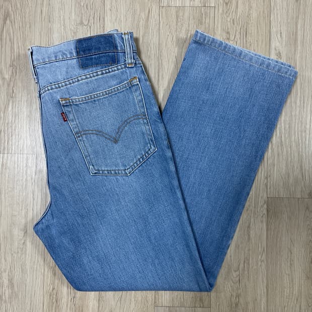 32) 80's 리바이스 재팬 505 연청워싱 데님팬츠