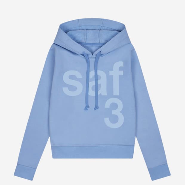 사파리스팟 후드티 1/2 스카이
