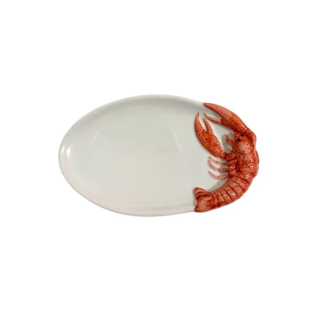 70s 핸드메이드 세라믹 가재 플레이트