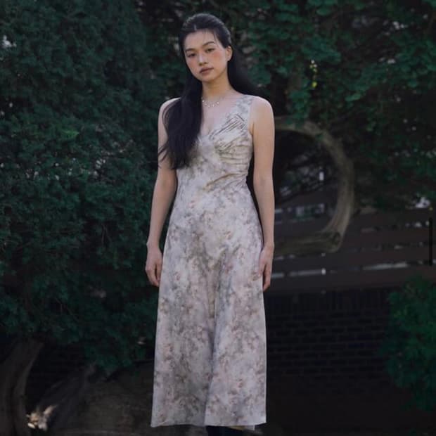 루루서울 Cinnamon powder dress M 새상품