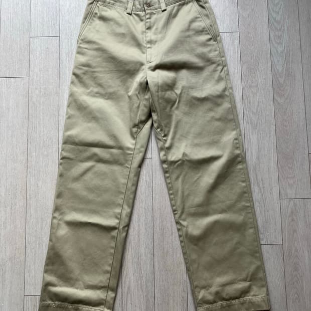 나나미카 세미와이드 치노 카키 30