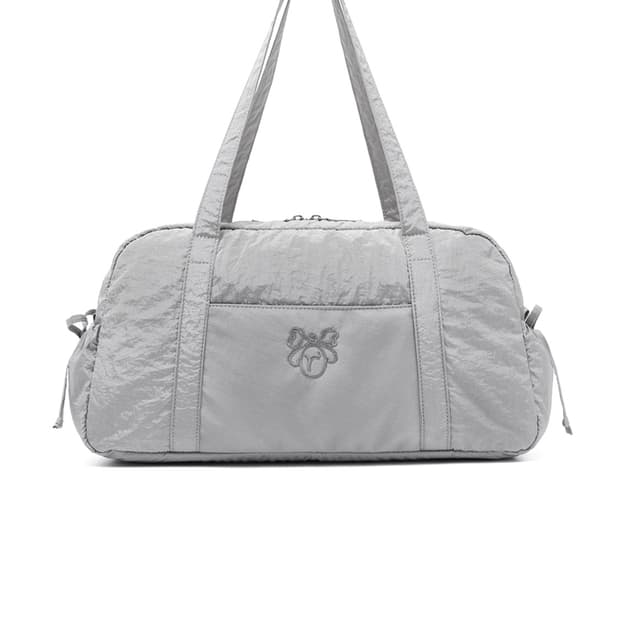 로라로라 실버 리본 더플백 숄더백