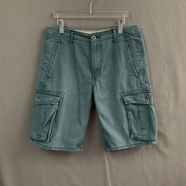 30인치 리바이스 화이트탭 블루 버뮤다 카고 반바지