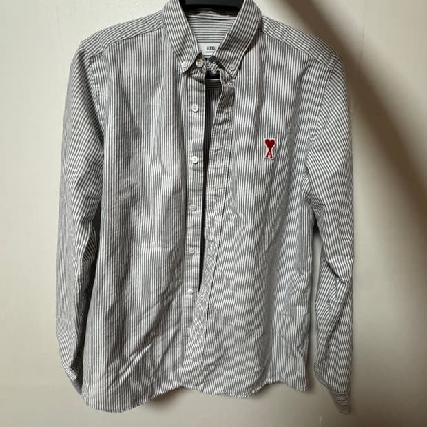 아미 AMI 스트라이프 셔츠 40사이즈