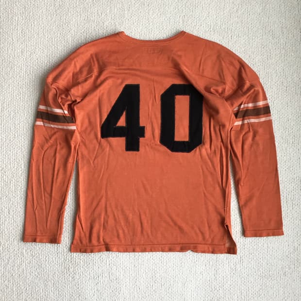 Joe mccoy 조맥코이 레이온 풋볼 티셔츠 오렌지