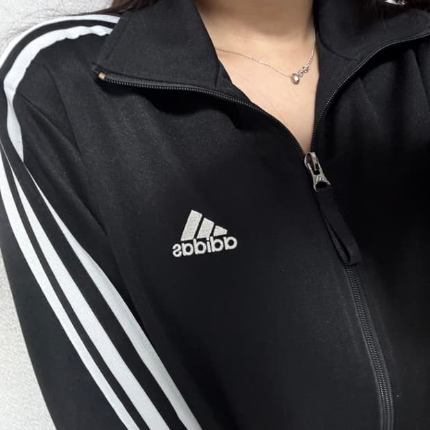 아디다스 블랙 져지 집업/트레이닝/브랜드/아우터/옷/교복아우터