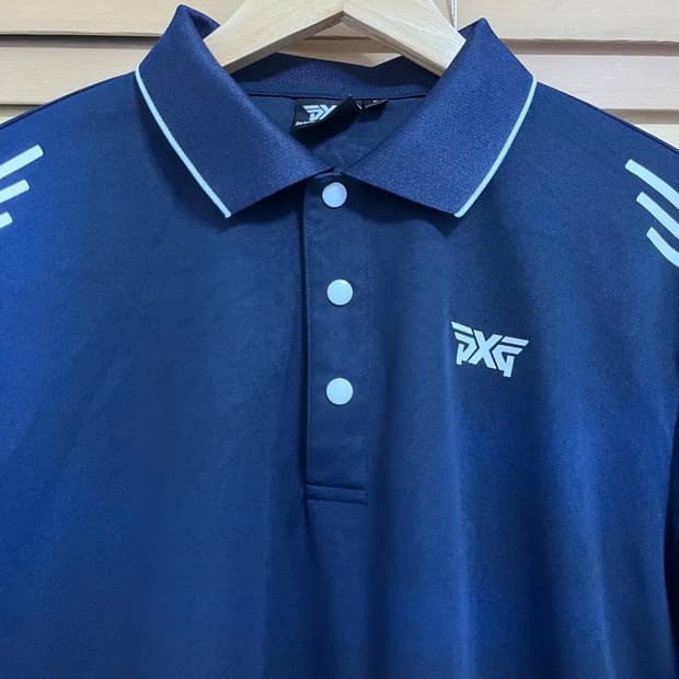 PXG 남성 네이비PK반팔티셔츠