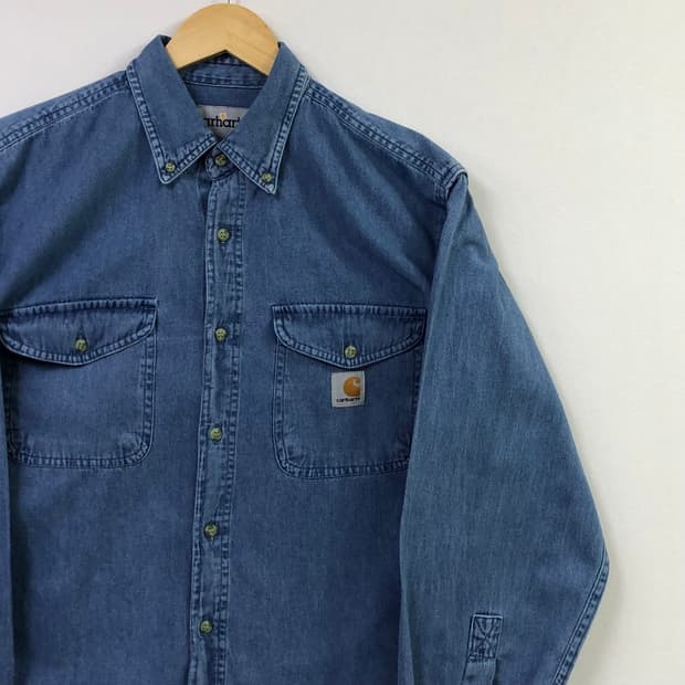 100 칼하트 데님 셔츠