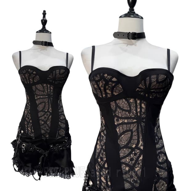 Pattern Bustier Corset