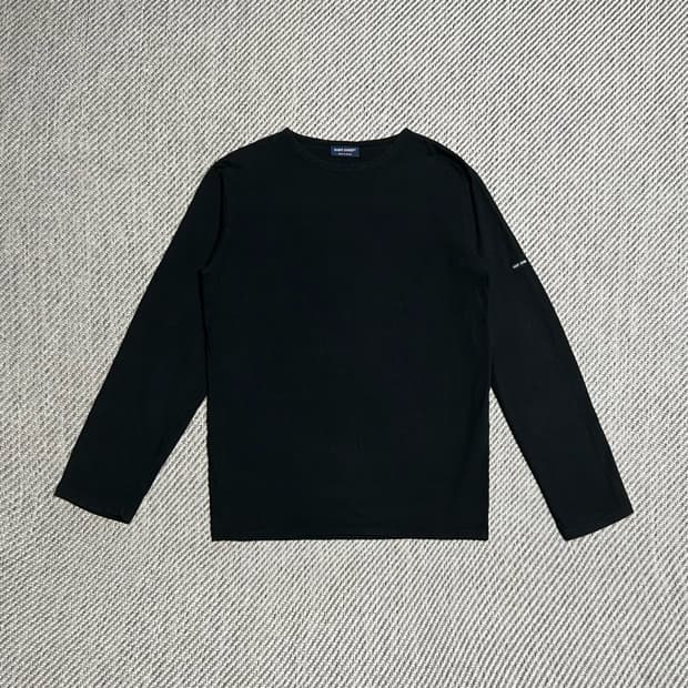 [M] Saint James 세인트제임스 보트넥 블랙 긴팔티