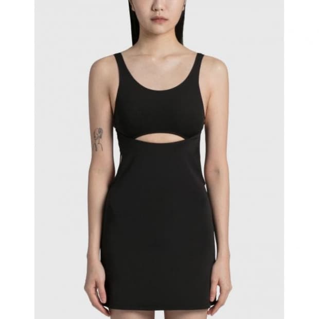 혜인서 폴리에스터 미니 드레스 