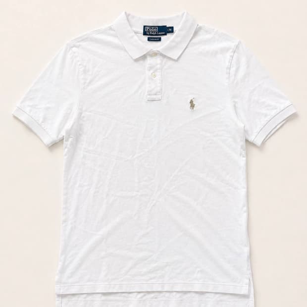Polo 폴로 랄프로렌 화이트 PK 반팔
