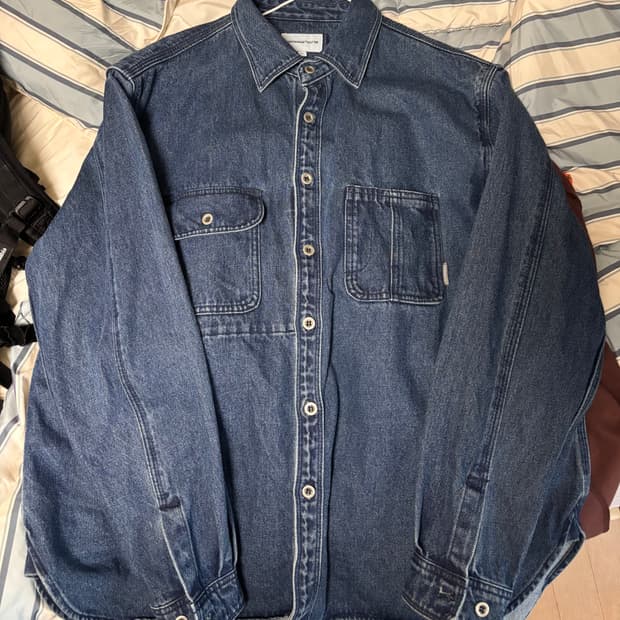 에스피오나지 데님 워크셔츠 진청 M