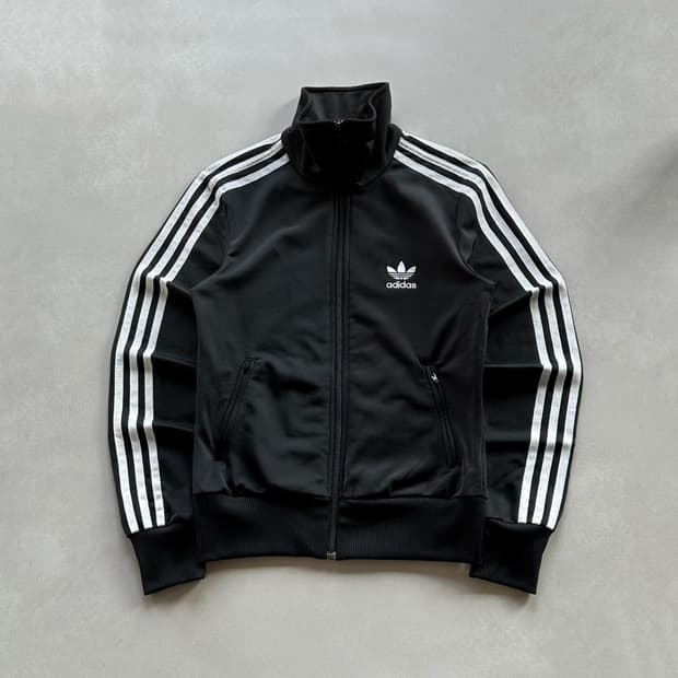 [S]아디다스 여성 파이어버드 블랙 트랙탑 져지