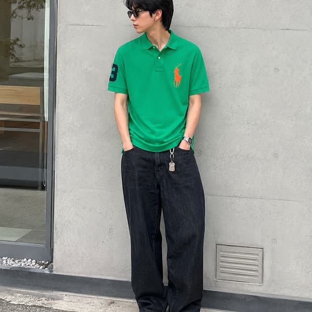 폴로랄프로렌 빅포니 반팔 PK 티셔츠 S