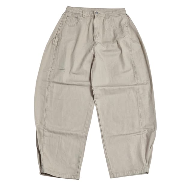 Vintage 크림진 벌룬팬츠