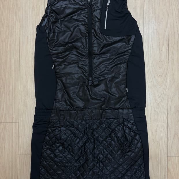 오클리 y2k 일본판 올드스쿨 누빔패딩 원피스 M