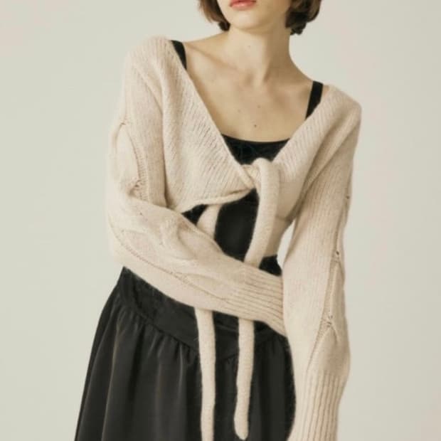 쓰리타임즈 bambi bolero 베이지