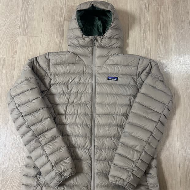 L 파타고니아 다운스웨터 후디 씨버드그레이