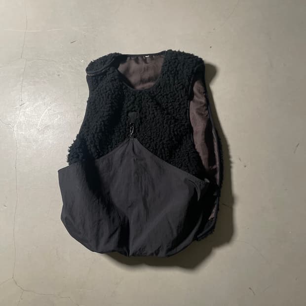 H•d :Vintage Remake Fleece Vest