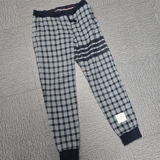 [정품][특가] 톰브라운 체크 조거팬츠