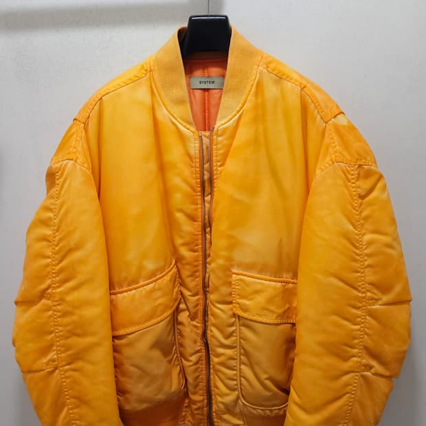 시스템옴므 파리컬렉션 항공자켓 점퍼 잠바 봄버