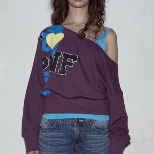 플리즈노팔로우 맨투맨 로고 스웻셔츠