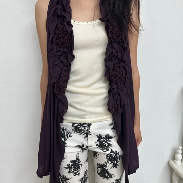 {dead stock} dallen flower vest