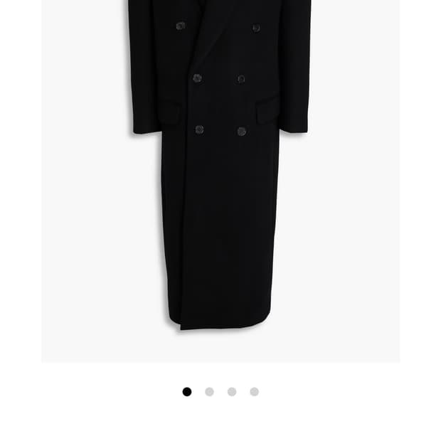 생로랑 더블브레스티드 울코트 46size