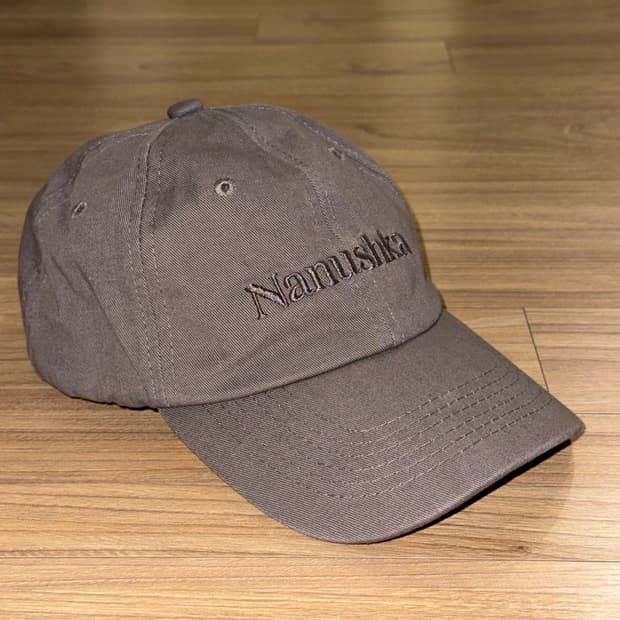 Nanushka 나누슈카 코튼 볼캡 그레이 
