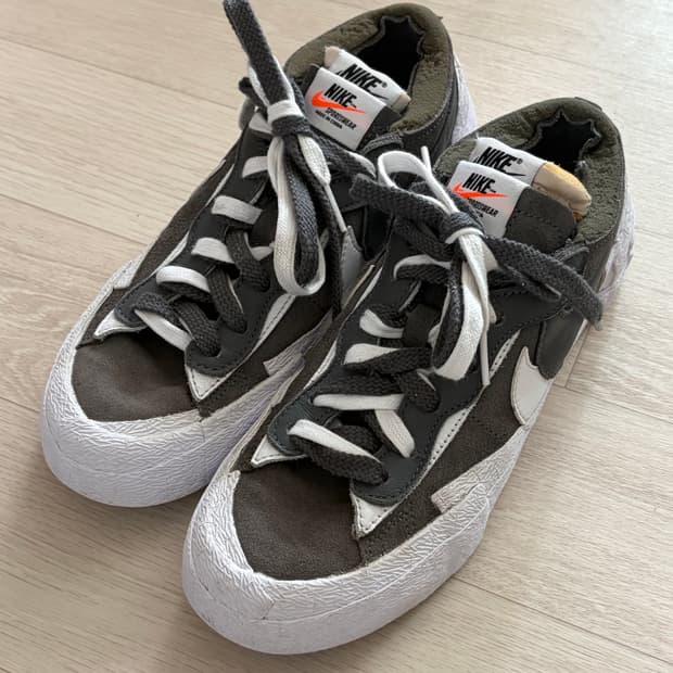 나이키 사카이 Nike Sacai Blazer Low Iron Grey