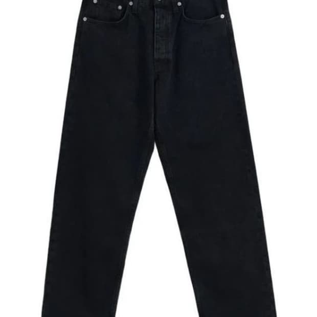 선플라워 스탠다드 데님 블랙