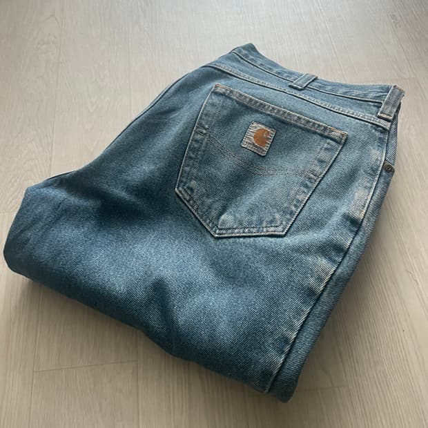 빈티지 칼하트 데님 릴랙스핏 33x30