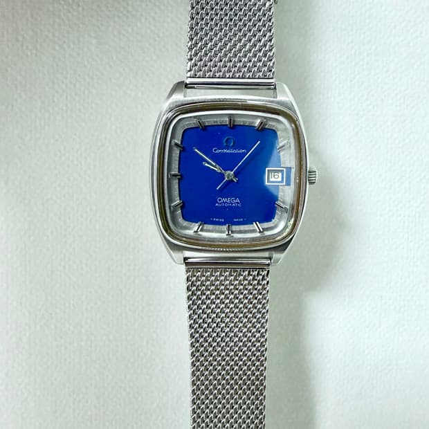 오메가 빈티지 컨스틸레이션 오토 청판 매쉬 브레이슬릿